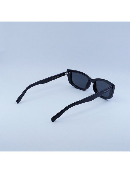 Saint Laurent SL658 001 Sunglasses Black Cat Eye Frame, Black Lenses main image 6